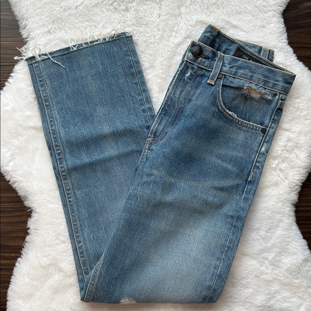 NWOT Rag & Bone Straight Jean in Shaker size 25/0 - Picture 9 of 9